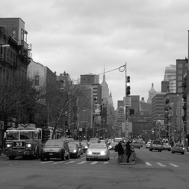 New York City Photograph - Bowery, #nyc #black-and-white by Christopher M Moll