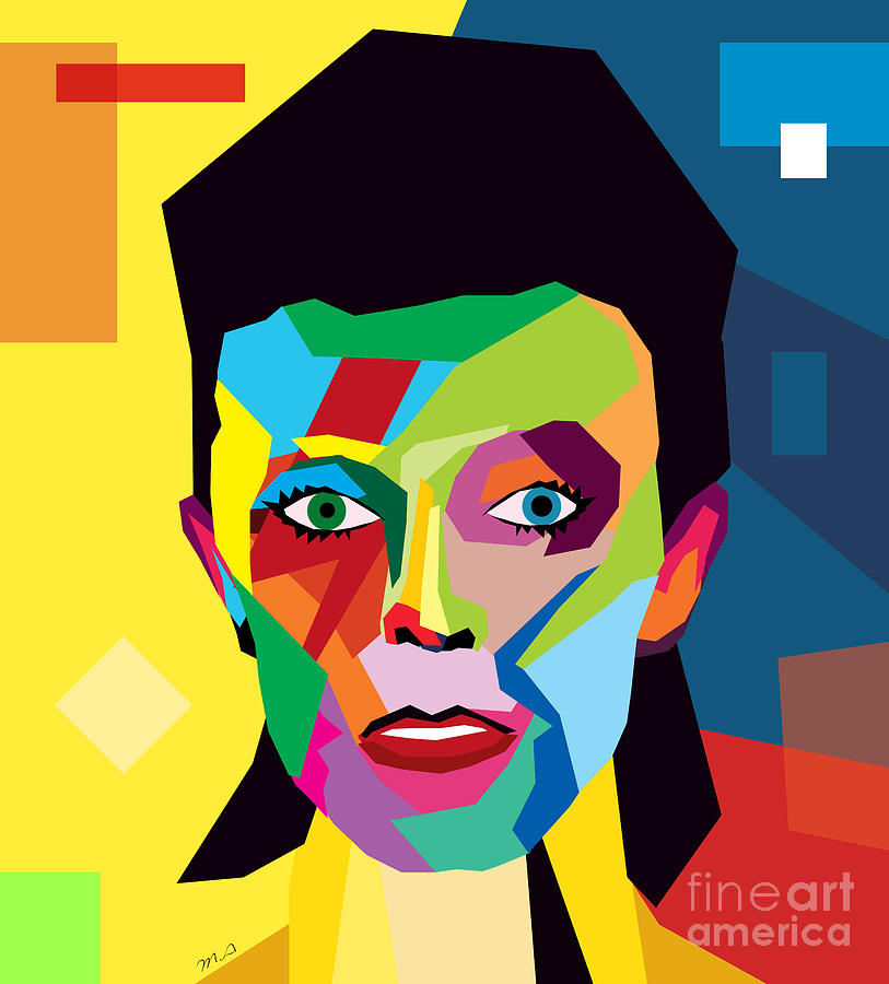 David Bowie Digital Art - David Bowie 5  by Mark Ashkenazi