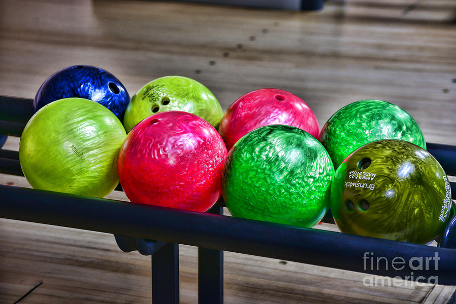 Bowling Balls Photograph By Paul Ward Pixels