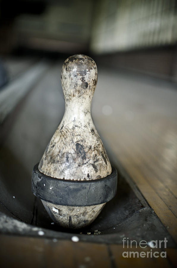 Vintage Photograph - Bowling Pin by Jessica Berlin