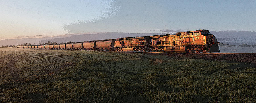 Bowman Train Photograph by Bill Wiebesiek