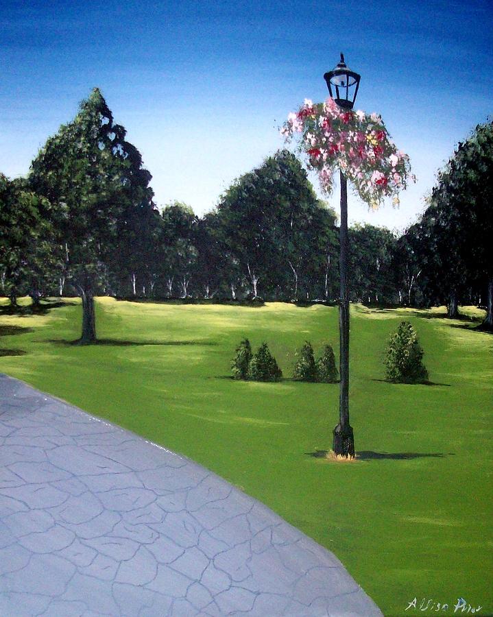 Bowring Park Painting by Allison Prior - Fine Art America