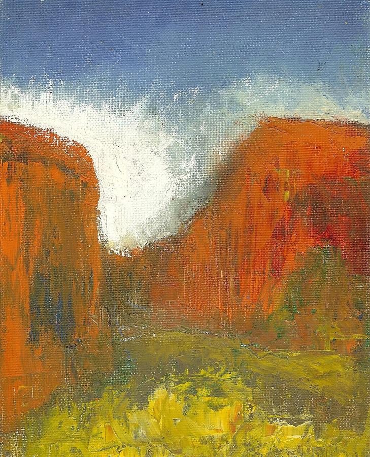 Mountain Painting - Box Canyon by Joe Leahy