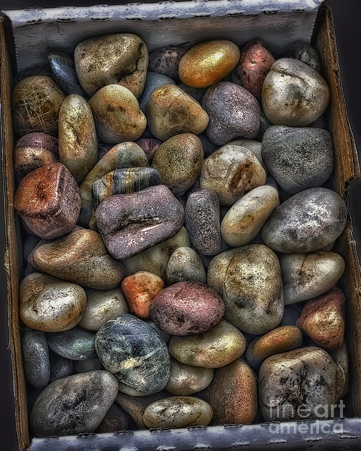 Box of Rocks Photograph by Walt Foegelle