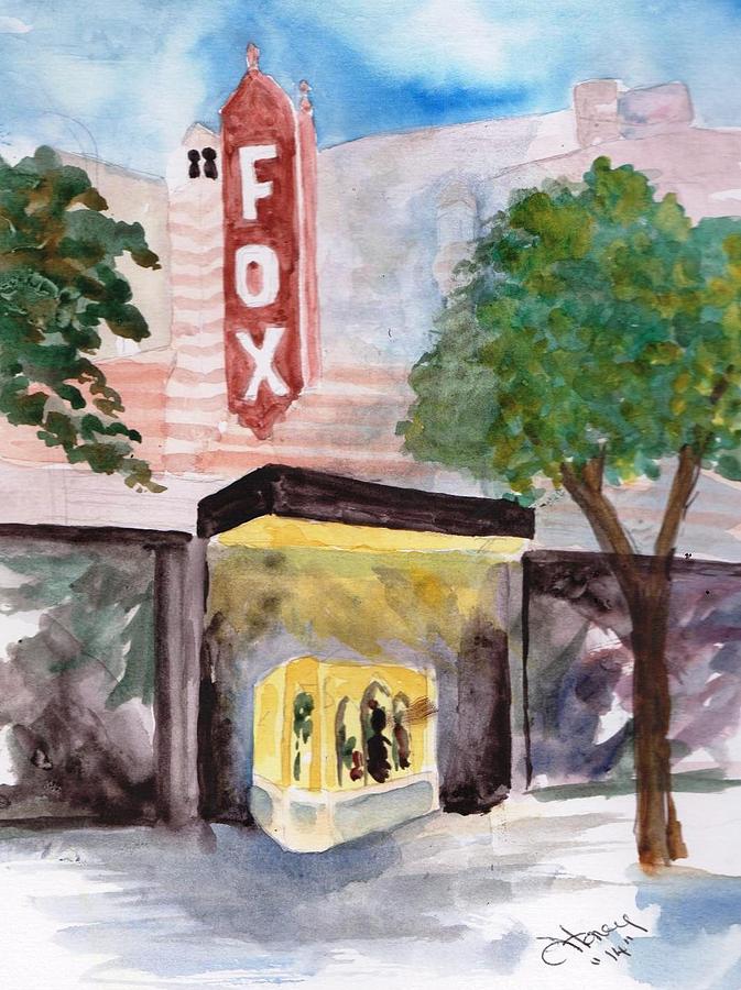 Box Office is Open at the Fox Painting by Sandi Stonebraker - Fine Art  America