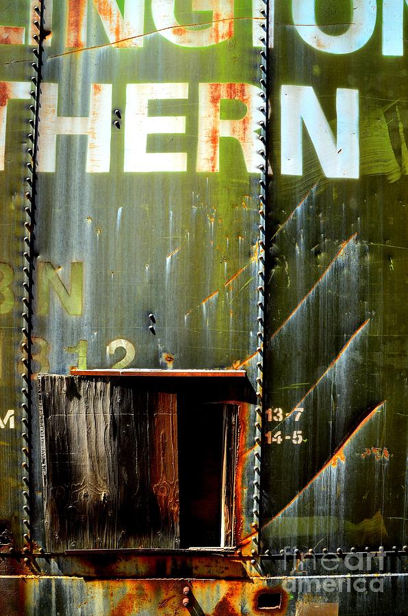 Boxcar Abstract 5 Photograph by Newel Hunter