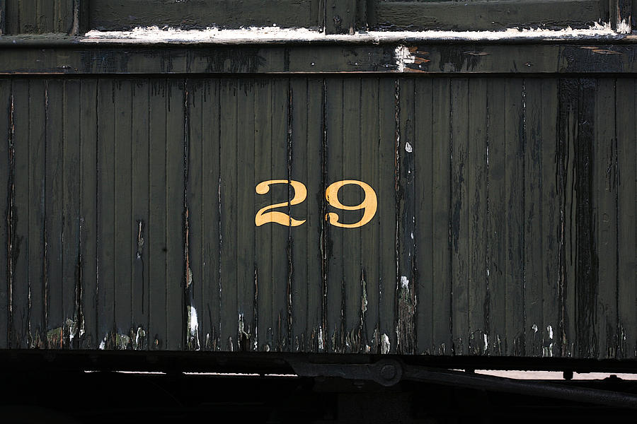 Train Photograph - Boxcar Number 29 by Art Block Collections