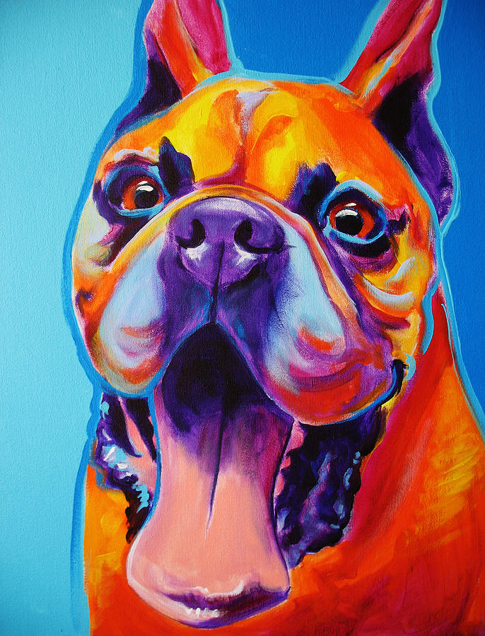 Boxer - Tyson Painting by Dawg Painter