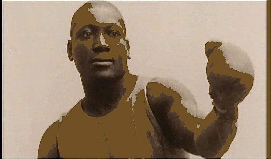 Boxer Jack Johnson c.1910-2013 Photograph by David Lee Guss
