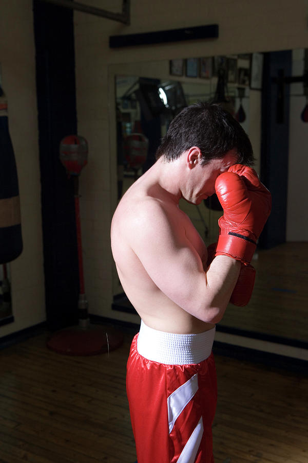 Boxer Shadow Boxing Photograph by Gustoimages/science Photo Library