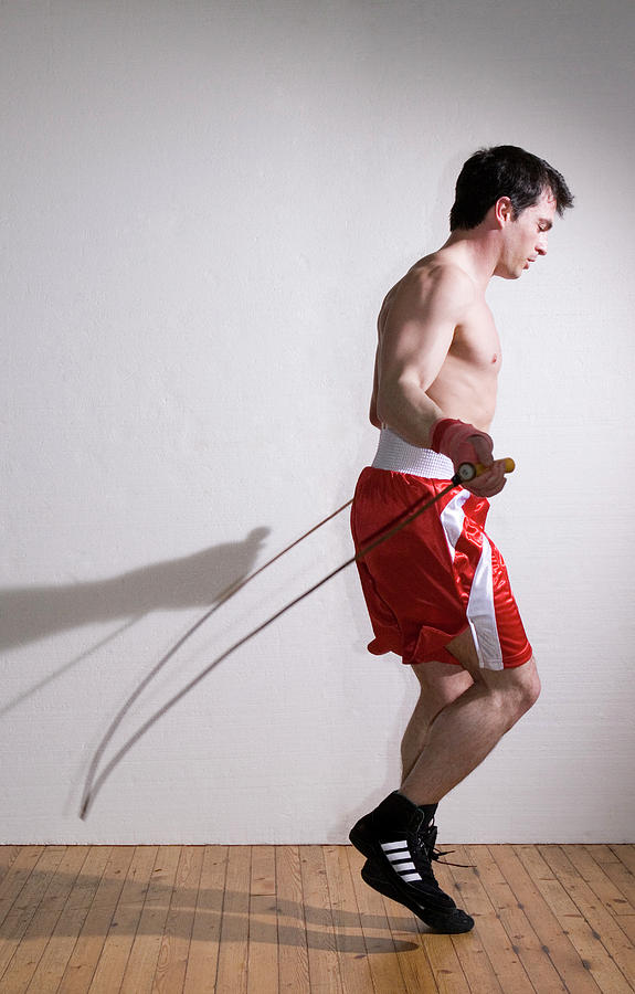 Rope Photograph - Boxer Skipping by Gustoimages/science Photo Library
