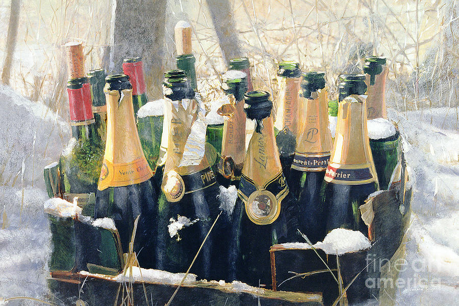 Holiday Mixed Media - Boxing Day Empties by Lincoln Seligman