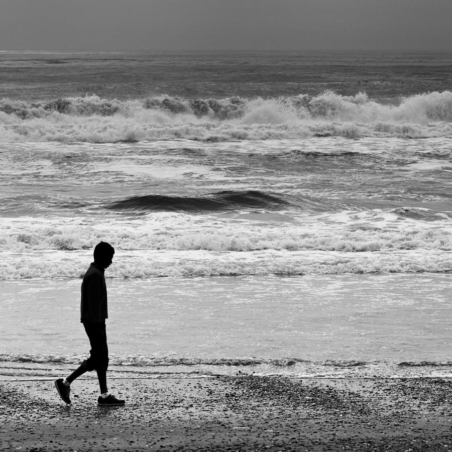 Boy at the Beach Photograph by Chandru Murugan | Fine Art America