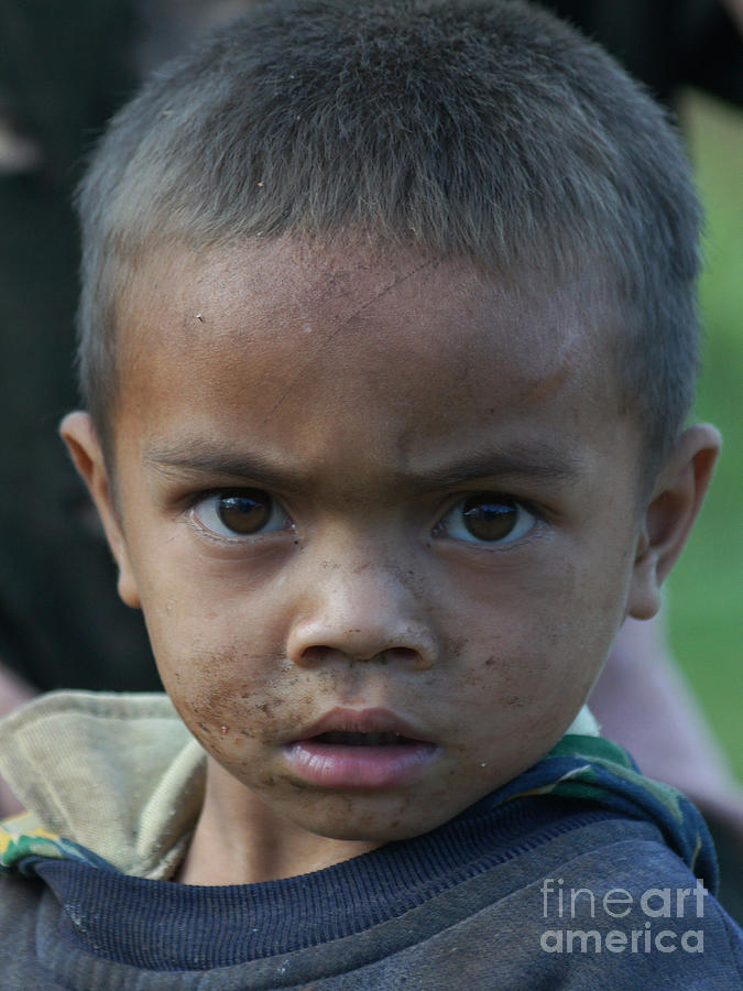 boy from Madagascar 3 Photograph by Rudi Prott