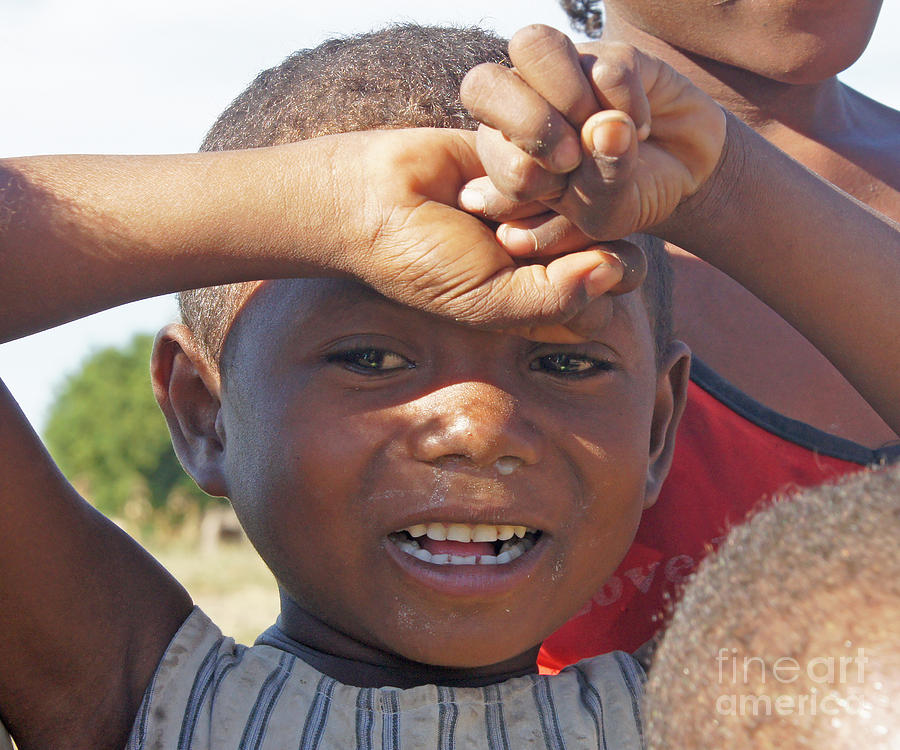 boy from Madagascar 6 Photograph by Rudi Prott