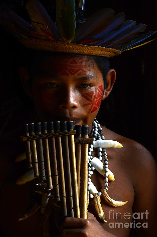 Amazon Photograph - Boy Of The Amazon 3 by Bob Christopher