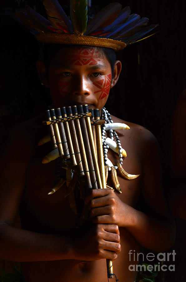 Amazon Photograph - Boy Of The Amazon 1 by Bob Christopher