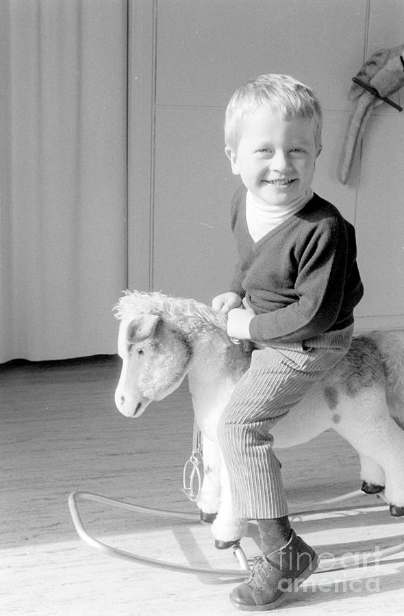 boy rocking horse