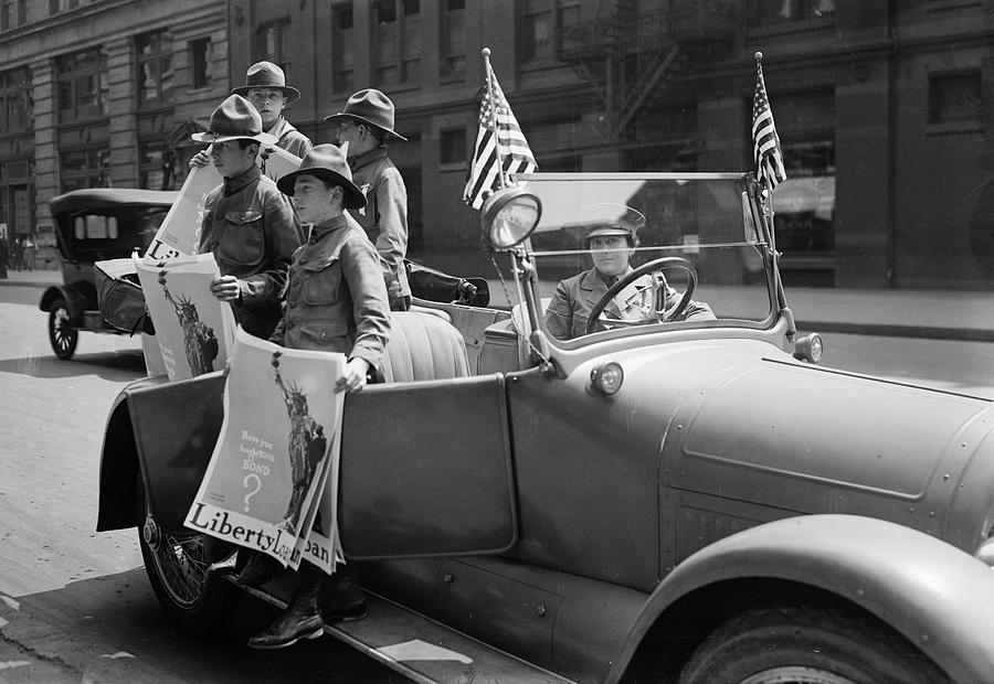 Boy Scouts, C1917 Photograph by Granger