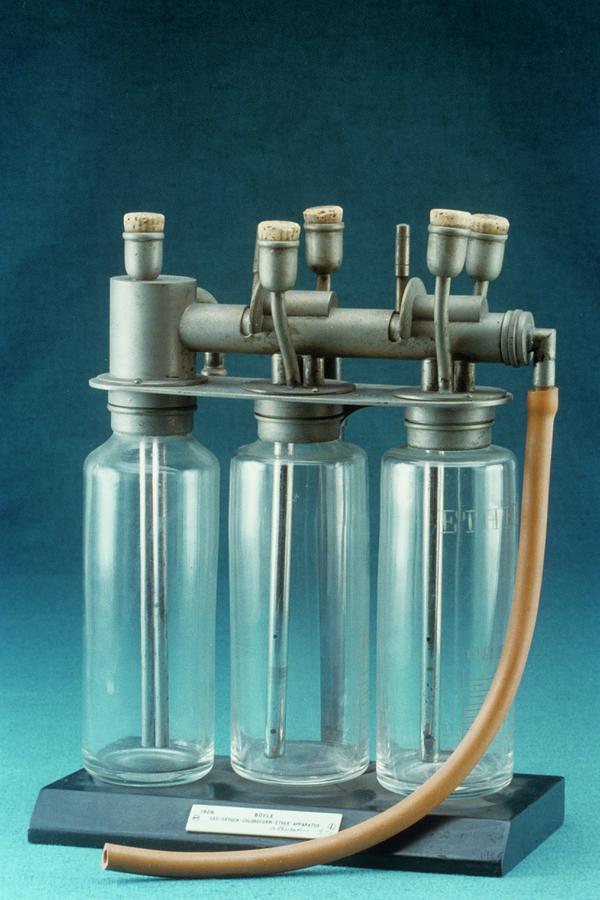 Still Life Photograph - Boyle Anaesthetic Apparatus by Science Photo Library