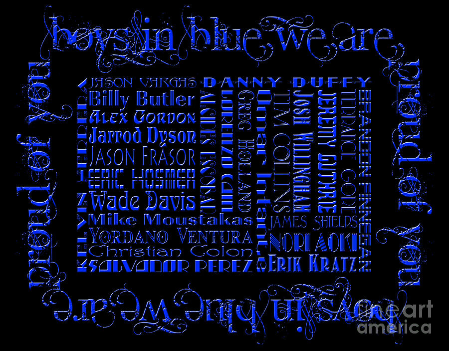 Boys In Blue We Are Proud Of You 2 Mixed Media by Andee Design
