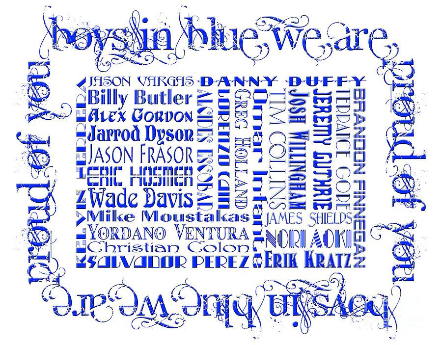 Boys In Blue We Are Proud Of You  Digital Art by Andee Design