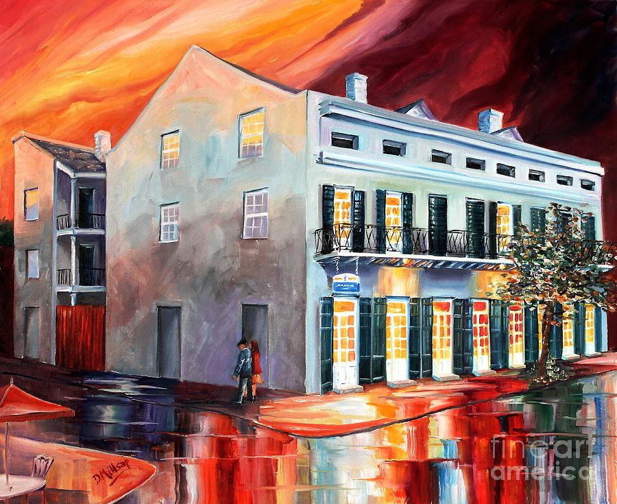 Boys Town on Frenchmen Street Painting by Diane Millsap