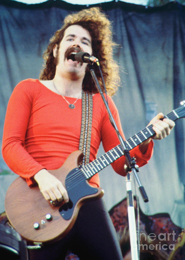 Brad Delp of Boston-Day on the Green 1 in Oakland Ca 5-6-79 1st Release Photograph by Daniel Larsen