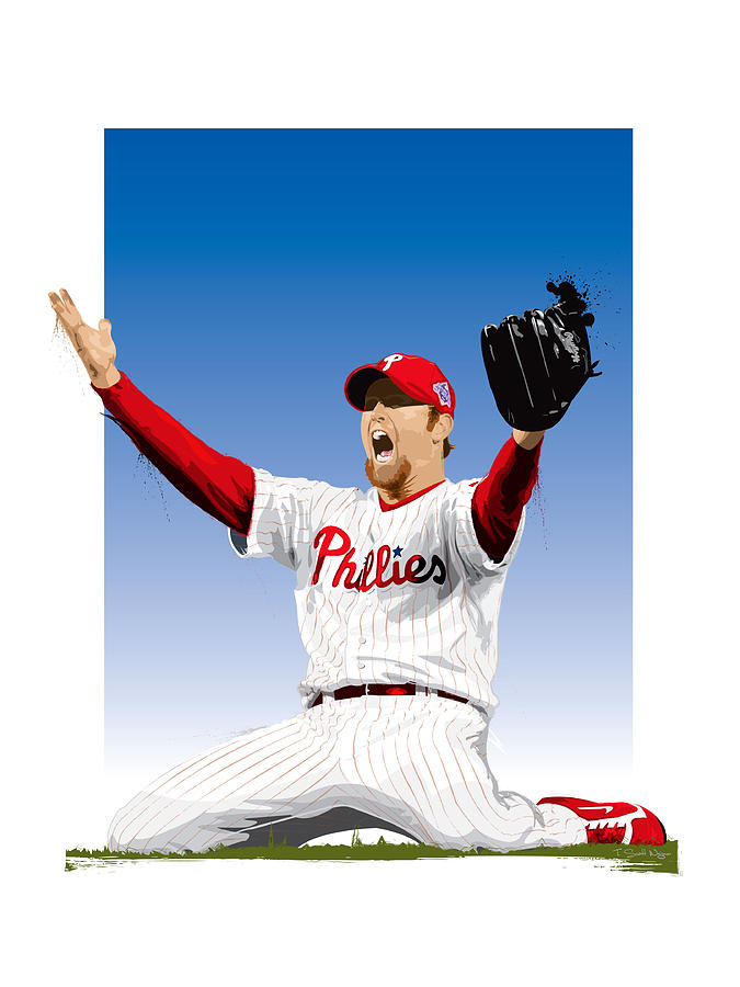 Brad Lidge Champion Digital Art by Scott Weigner