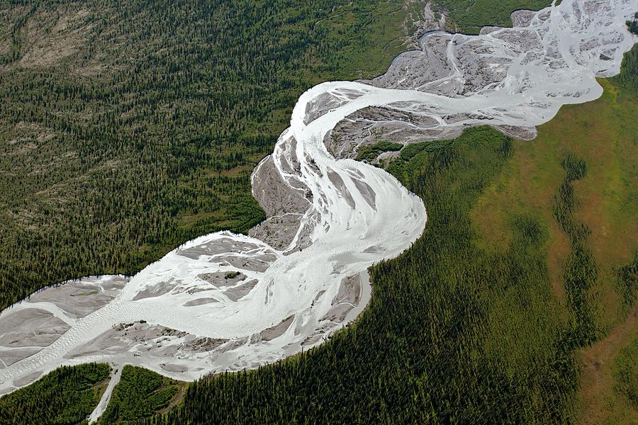 Braided River Photograph by Dr Juerg Alean/science Photo Library