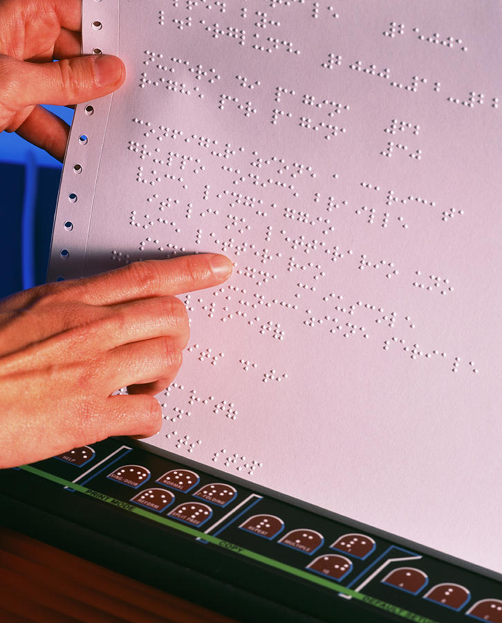 Braille Printer Fermariello/science Photo Library