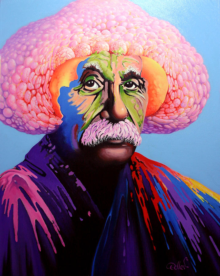 Albert Einstein Painting - Brain Activity by Hans Doller