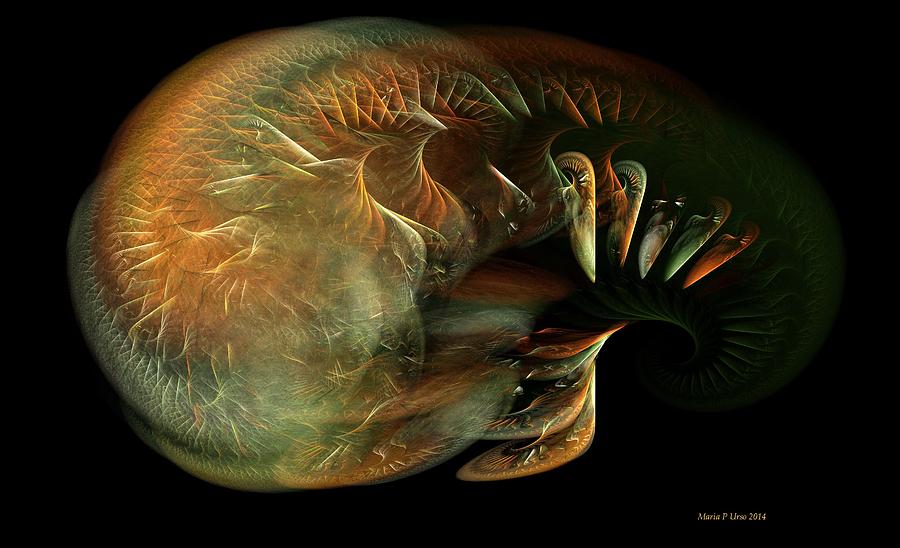 Brain Waves Digital Art by Maria Urso