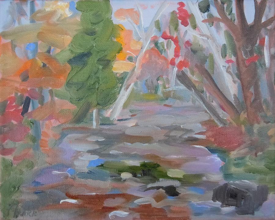 Branch Lake Brook Painting by Francine Frank