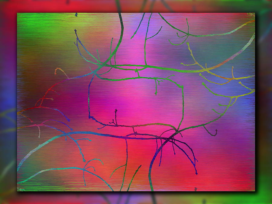 Branches In The Mist 10 Digital Art by Tim Allen