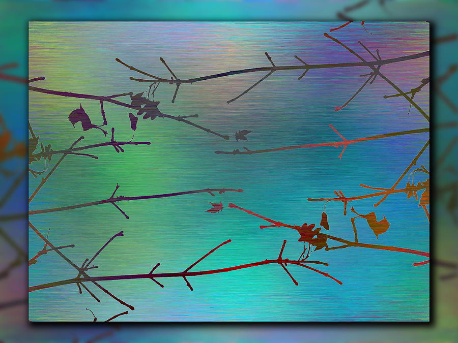 Tim Allen Digital Art - Branches In The Mist 53 by Tim Allen