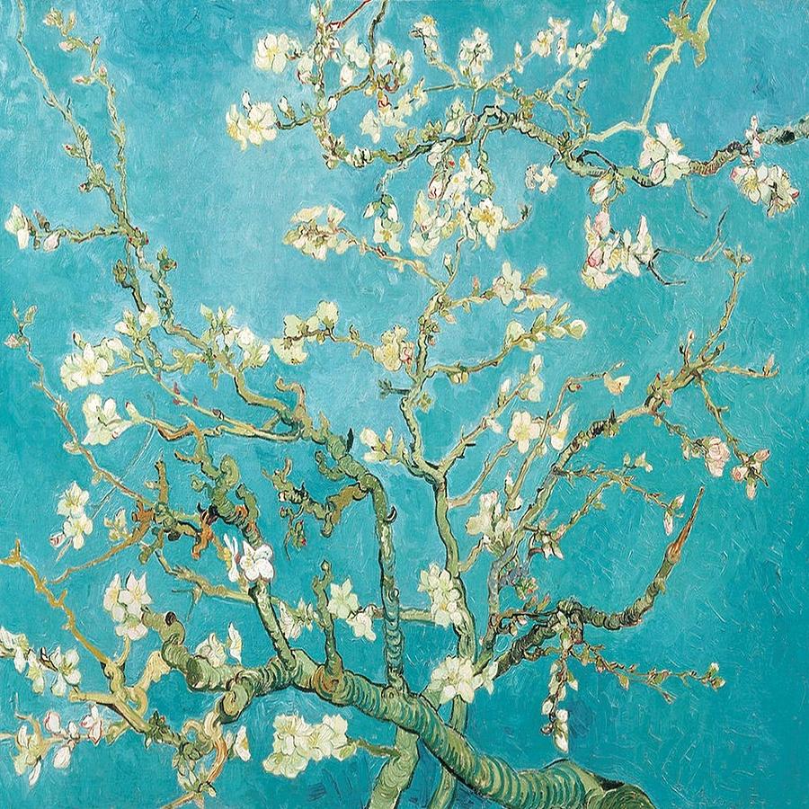 Branches Of An Almond Tree Painting by Florene Welebny