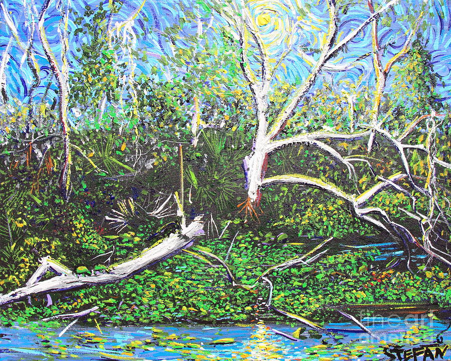 Branching Out In Wikeva Painting by Stefan Duncan