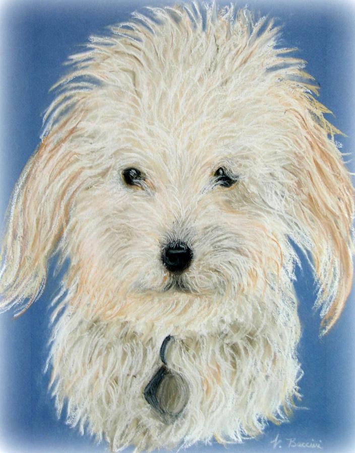 Brandy Looking at You Painting by Vickie G Buccini