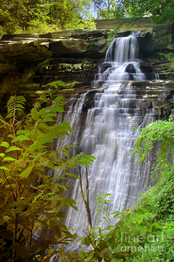 Brandywine Falls of Cuyahoga Valley National Park waterfall water fall Photograph by Jon Holiday