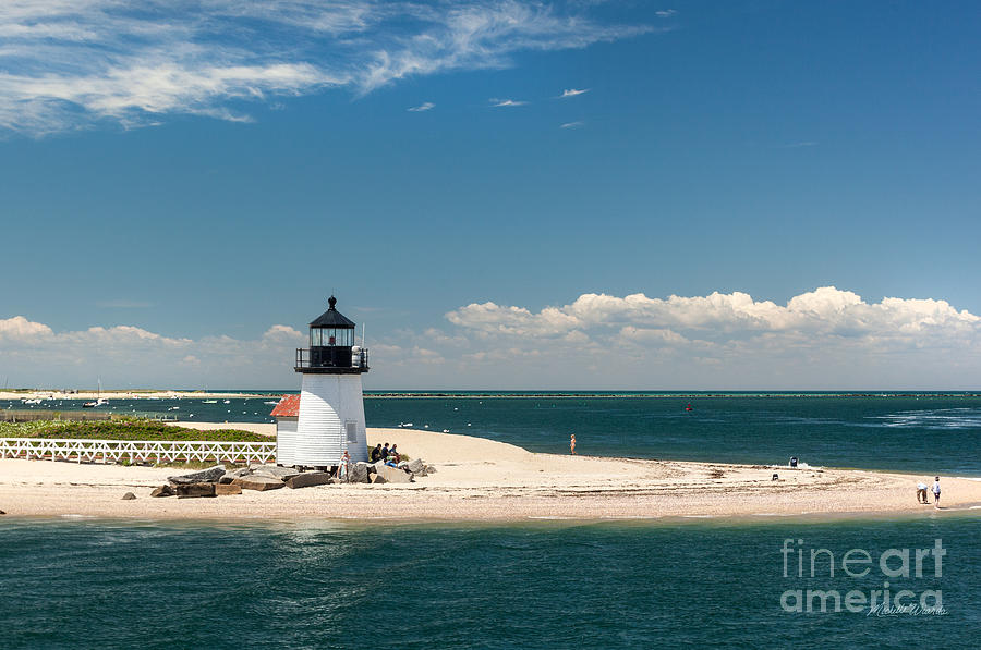 Lighthouse Photograph - Brant Point Light Nantucket by Michelle Constantine