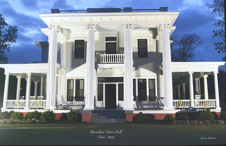 Braselton Town Hall circa 1909 Photograph by Bostian Pixels