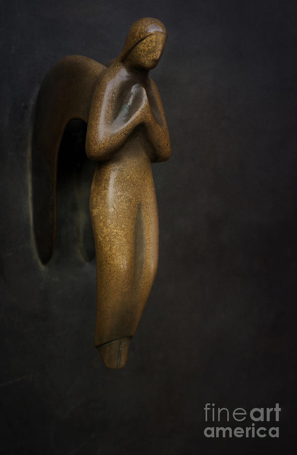 Brass Angel Photograph by David Lichtneker