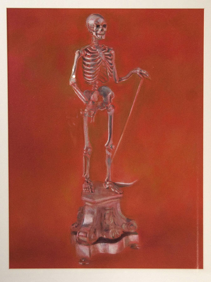 Brass Skeleton Drawing by Paez  Antonio