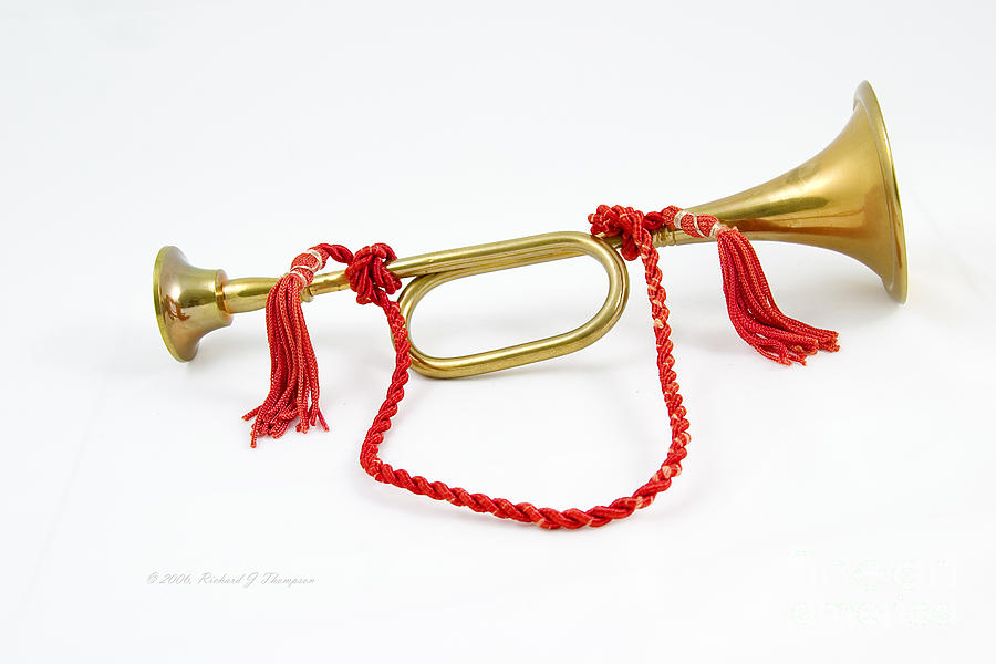 Brass Trumpet #1 Photograph by Richard J Thompson 