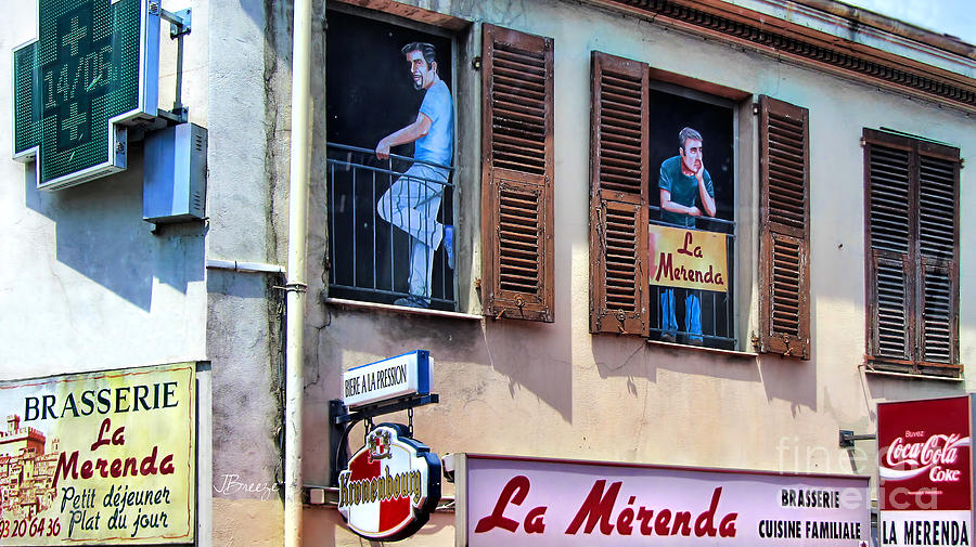 Brasserie La Merenda.Vence.France Photograph by Jennie Breeze
