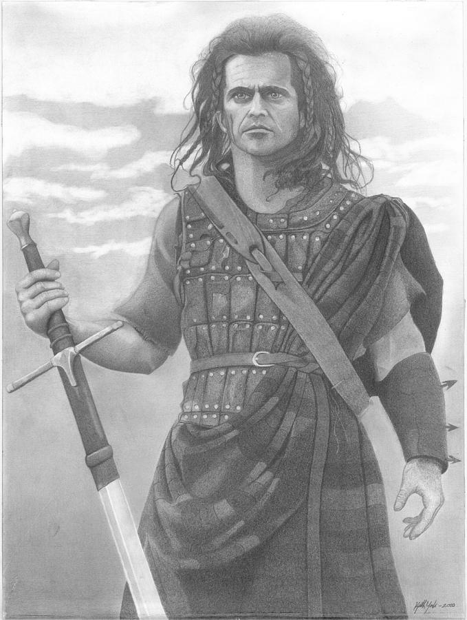 Braveheart Drawing by Keith York