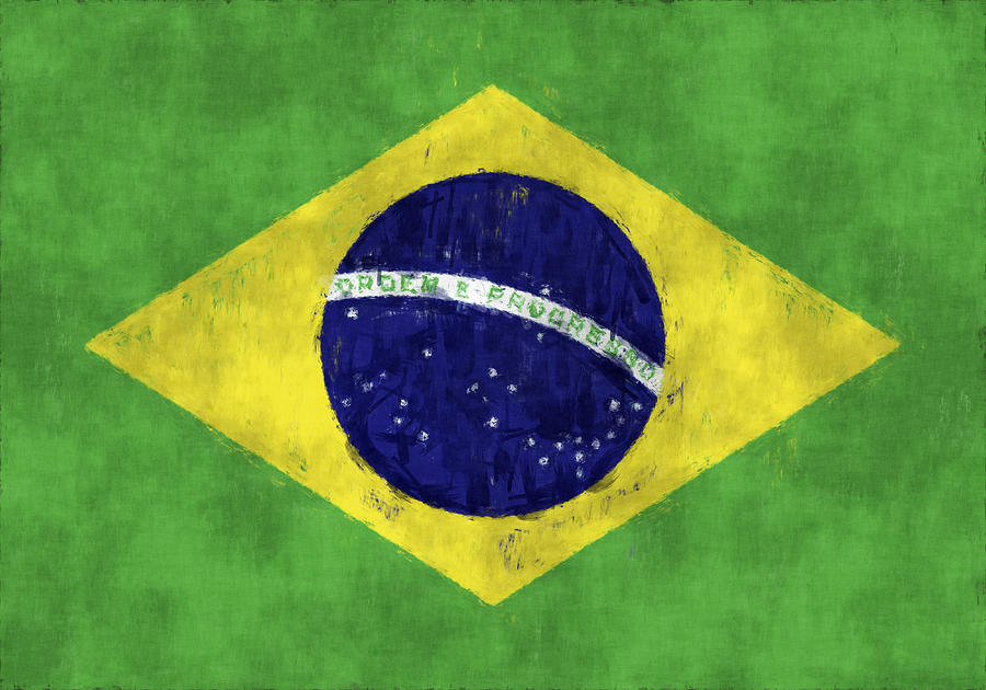 Brazil Flag Digital Art by World Art Prints And Designs - Fine Art America