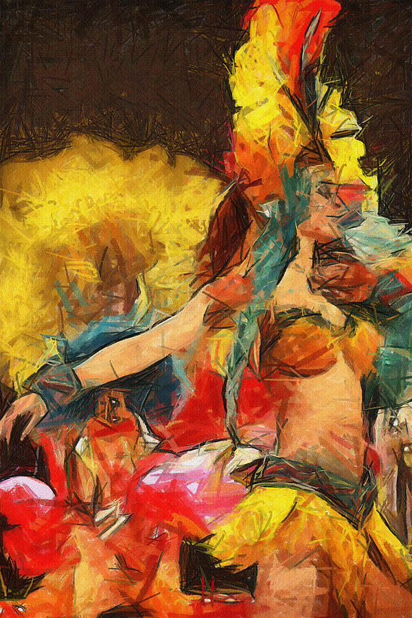 Brazilian Carnival Painting by Inspirowl Design
