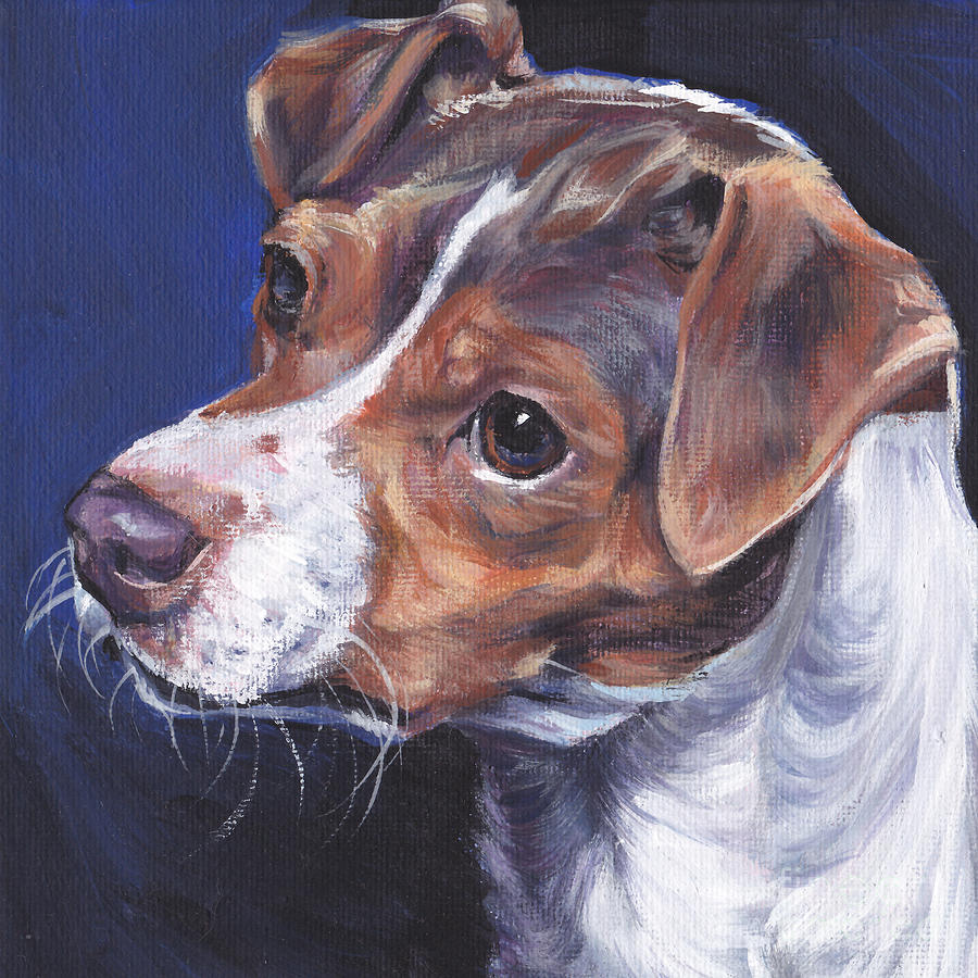Brazilian Terrier Painting by Lee Ann Shepard